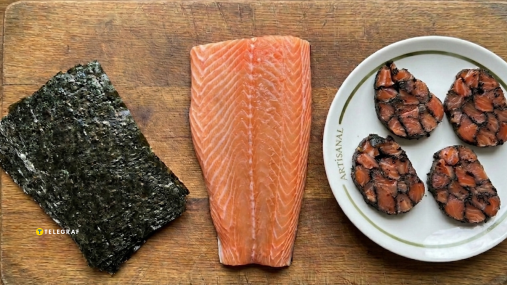 Мозаичный рулет из лосося: рецепт изысканной закуски (видео)