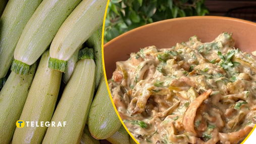 Запеченные кабачки с йогуртовым соусом: простой салат, который хочется готовить снова и снова