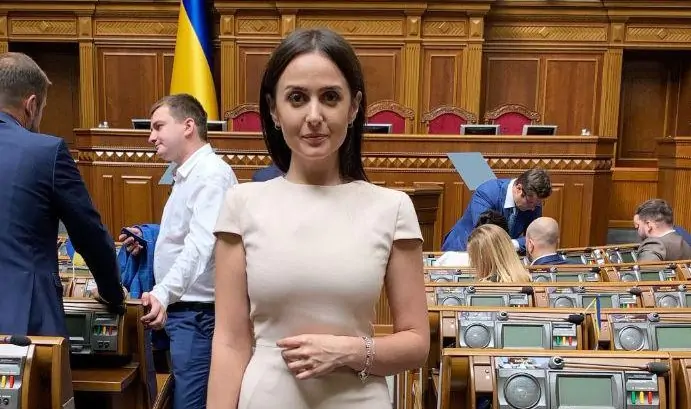 Дарья Володина в сессионном зале Верховной Рады Дарья Володина в сессионном зале Верховной Рады