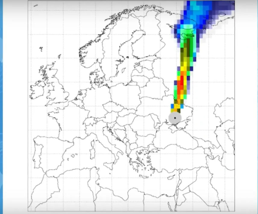 Запорожская аэс карта