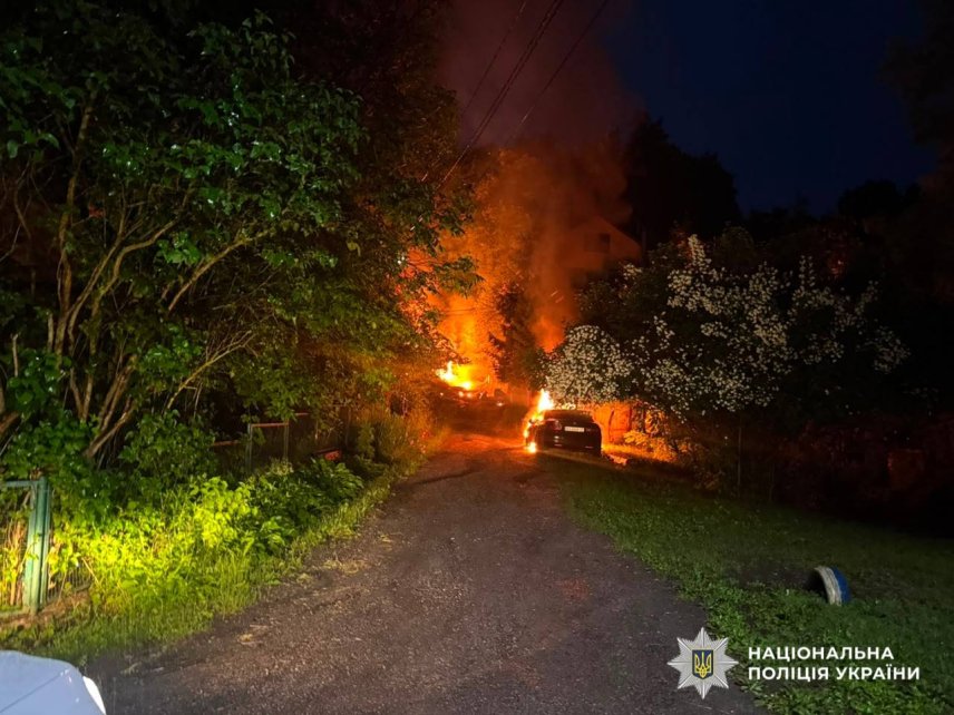 Пожежа на Київщині через атаку 15.06.2026